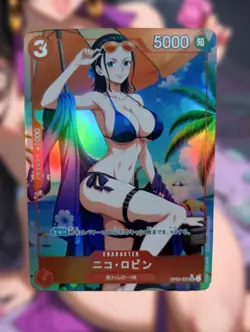 Nico Robin One Piece Anime Waifu Sexy Goddess Doujin Lewd Card - Image 1