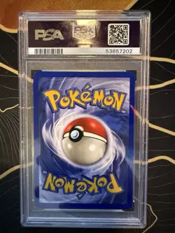 Pokemon TCG 1999 Base Set Gyarados Holo Card #6/102 PSA 8 NM-MT - Image 2