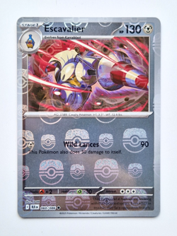 Escavalier 060/086 Master Ball Holo Rare Black Bolt Pokemon Card - Pack Fresh - Image 1