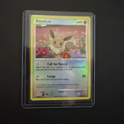 Pokemon Eevee TCG Stamped Reverse Holo 62/100 Platinum Promo Card - Image 1