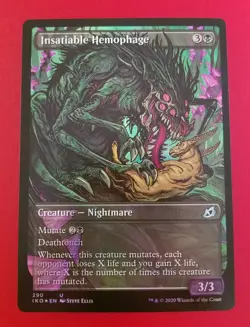 1x Insatiable Hemophage | FOIL Showcase | Ikoria Lair of Behemoths | MTG Magic - Image 1