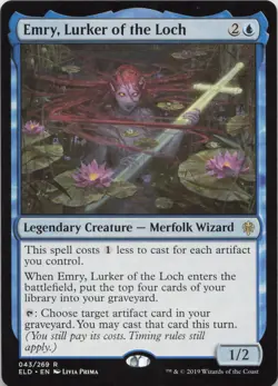 Emry, Lurker of the Loch R Throne of Eldraine 43 - LP MTG - Image 1