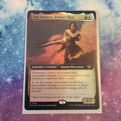 Taii Wakeen, Perfect Shot (Foil) x1 - MTG Outlaws of Thunder Junction OTJ #36 - Image 1