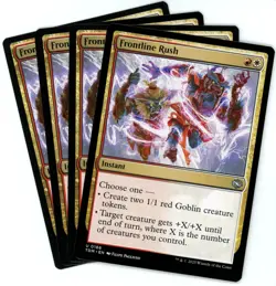 x4 Frontline Rush - 0186 - Tarkir Dragonstorm - MTG - NM/M - Image 1