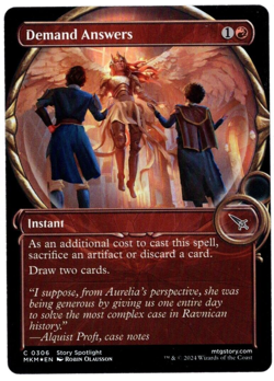 Demand Answers 0306 Showcase Common Foil Karlov Manor MTG Near Mint - Image 1