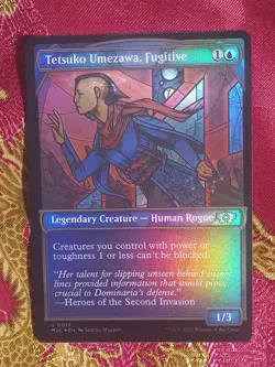FOIL SHOWCASE Tetsuko UMezawa, Fugitive March of the Machines Magic MTG - Image 1