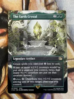 The Earth Crystal (Borderless) #342 MTG Final Fantasy Regular English - NM/M 🔥 - Image 1