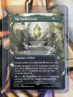 The Earth Crystal (Borderless) #342 MTG Final Fantasy Regular English - NM/M 🔥 - Image 3