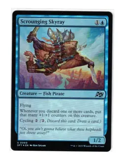 MTG - NM FOIL - Scrounging Skyray - Aetherdrift 60 - Image 1