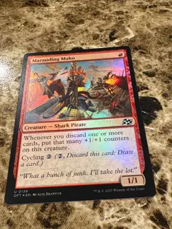 MARAUDING MAKO Magic MTG Aetherdrift Foil - Image 1