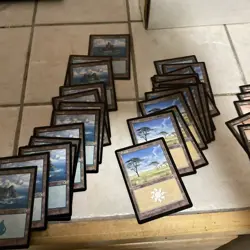 Mtg Vintage Land Lot - Snow Covered Lands, Portal Lands, Urza’s Saga, Mirage - Image 2