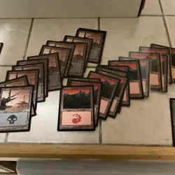 Mtg Vintage Land Lot - Snow Covered Lands, Portal Lands, Urza’s Saga, Mirage - Image 3