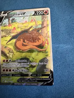 Pokemon TCG Charizard v SWSH260 Sword & Shield Promo Card Near Mint Condition - Image 3