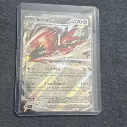 Pokemon TCG Scizor ex 111/162 SV05: Temporal Forces Holo Double Rare NM - Image 1