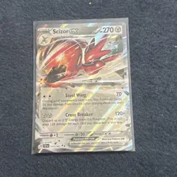 Pokemon TCG Scizor ex 111/162 SV05: Temporal Forces Holo Double Rare NM - Image 3