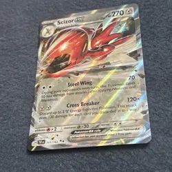 Pokemon TCG Scizor ex 111/162 SV05: Temporal Forces Holo Double Rare NM - Image 5