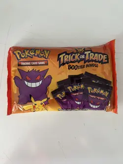 Pokemon TCG BOOster Gengar Trick Or Trade Halloween Bundle 40 Packs - 120 Cards! 820650850783 - Image 1