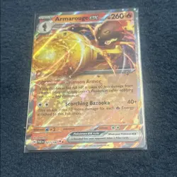Pokemon TCG Armarouge ex 027/182 SV04: Paradox Rift Holo NM Free Shipping! - Image 1