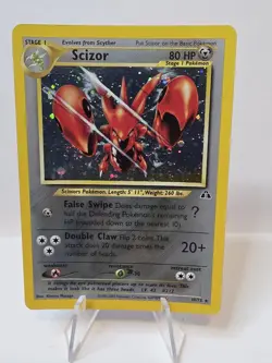 Pokemon TCG. ENG Scizor 10/75 Neo Discovery Holo. Unlimited. LP - Image 1