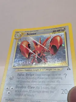 Pokemon TCG. ENG Scizor 10/75 Neo Discovery Holo. Unlimited. LP - Image 2