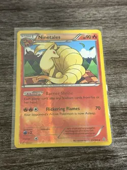 💥 Ninetales 21/160 Rare - Pokemon TCG XY: Primal Clash - Reverse Holo 2015 - Image 1