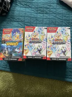 Pokemon Prismatic Evolutions and Surging Sparks Booster Bundle unopen sealed - Image 1