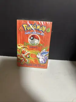 1999 Pokemon Base Set BRUSHFIRE Theme Deck Vintage WOTC FACTORY SEALED RARE 742818060585 - Image 1