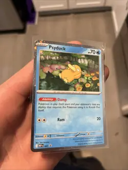 Pokemon TCG Mega Evolutions Psyduck + Golduck Promos MEP EN 007 + 008 - Image 3