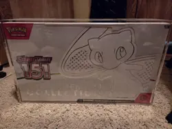 Mew Ultra Premium Collection Sealed, UPC Pokemon 151 Scarlet With Acrylic Case - Image 1