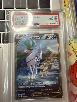 Ice Rider Calyrex V Alt Art #164 - 2021 Pokemon Chilling Reign - PSA 10 ❄🥶❄ - Image 1
