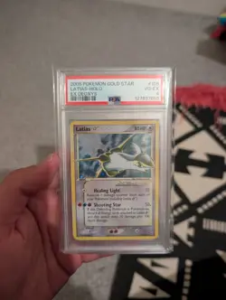 2005 POKEMON EX DEOXYS GOLD STAR #105 LATIAS-HOLO PSA 4 - Image 1