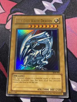 Yu-Gi-Oh Blue-Eyes White Dragon SDK-001 Ultra Rare Unlimited MP - Image 1