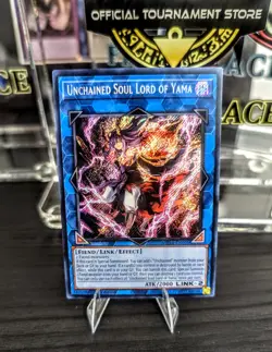 Yu-Gi-Oh! Unchained Soul Lord of Yama **Misprint** Secret Rare MP24-EN101 NM - Image 1