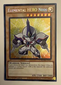 Elemental Hero Neos (Chibi) | BLMM-EN003 | Secret Rare | 1st Ed | NM Yugioh - Image 1