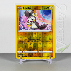Pokemon TCG Card - Emolga 47/159 Reverse Holo | Common | 2023 Crown Zenith - Image 1