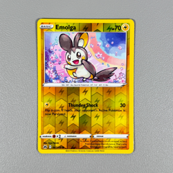 Pokemon TCG Card - Emolga 47/159 Reverse Holo | Common | 2023 Crown Zenith - Image 2