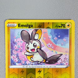Pokemon TCG Card - Emolga 47/159 Reverse Holo | Common | 2023 Crown Zenith - Image 3