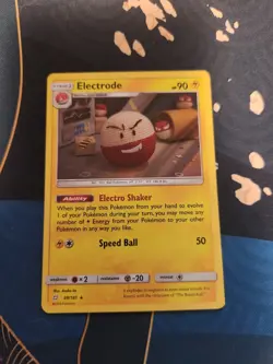 Electrode 39/181 SM Team Up Holographic Rare Pokemon Trading Card Game - Image 1