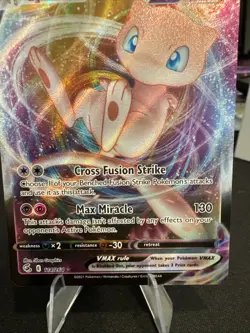 Pokemon TCG Mew VMAX 114/264 Swsh08: Fusion Strike Holo Card Near Mint Condition - Image 4