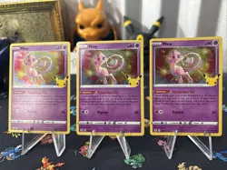 Mew 011/025 Celebrations Holo 2021 Lot Of 3 Mew’s Nice Cards / Clean - READ - Image 1