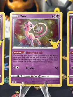 Mew 011/025 Celebrations Holo 2021 Lot Of 3 Mew’s Nice Cards / Clean - READ - Image 3