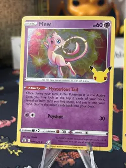 Mew 011/025 Celebrations Holo 2021 Lot Of 3 Mew’s Nice Cards / Clean - READ - Image 4