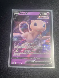 Pokemon TCG Mew v Alternate Full Art Holo Rare Card 060/159 - Image 1