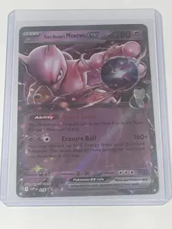 Team Rocket's Mewtwo ex 216 Sv: Scarlet & Violet Promo Cards Holo - Image 1