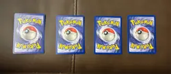 KIDS WB Presents POKEMON The First Movie 4 Great BLACK STAR PROMO SET cards 1999 - Image 2