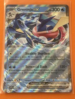 Greninja EX 054 SV Black Star Promo Holo Pokemon Card - Image 1