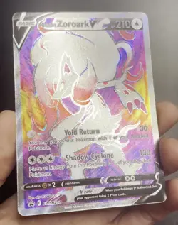 Holo Hisuian Zoroark VSTAR Sword & Shield Promo Pokemon TCG Card SWSH297 NM - Image 2