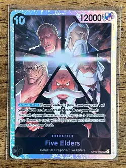 Five Elders OP13-082 SR Carrying on His Will - ONE PIECE Card Game English - Image 1