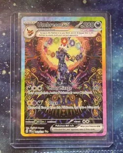 Umbreon EX 161/131 SV Prismatic Evolutions Holo Card NM Condition, English - Image 1