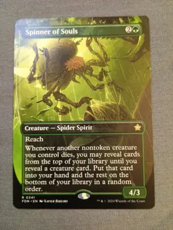 Spinner of Souls (Borderless) Foundations Regular NM R 0341 Free Shipping - Image 1